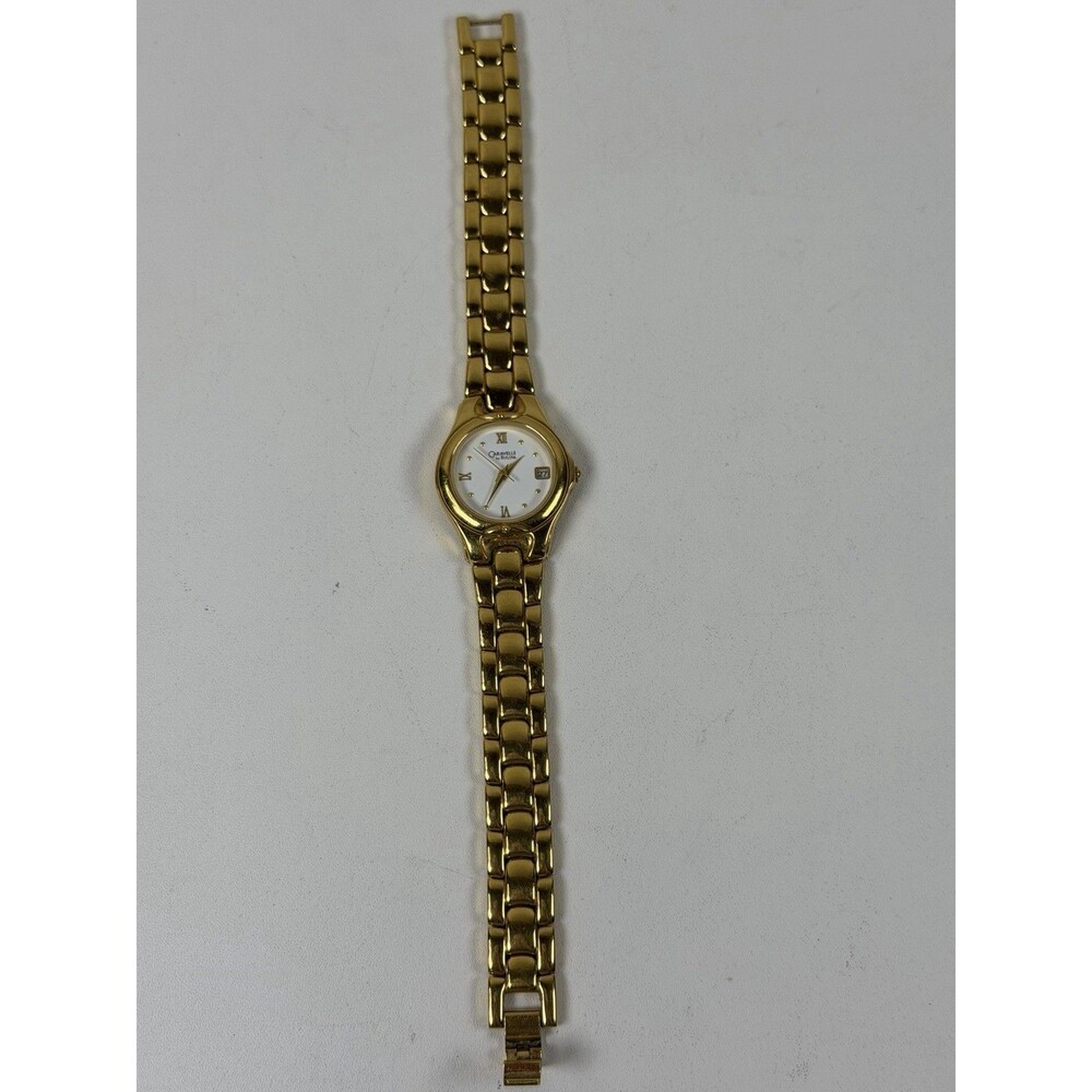 Vintage Caravelle by Bulova Women's Gold Tone Watch Date Window - As Is / Parts